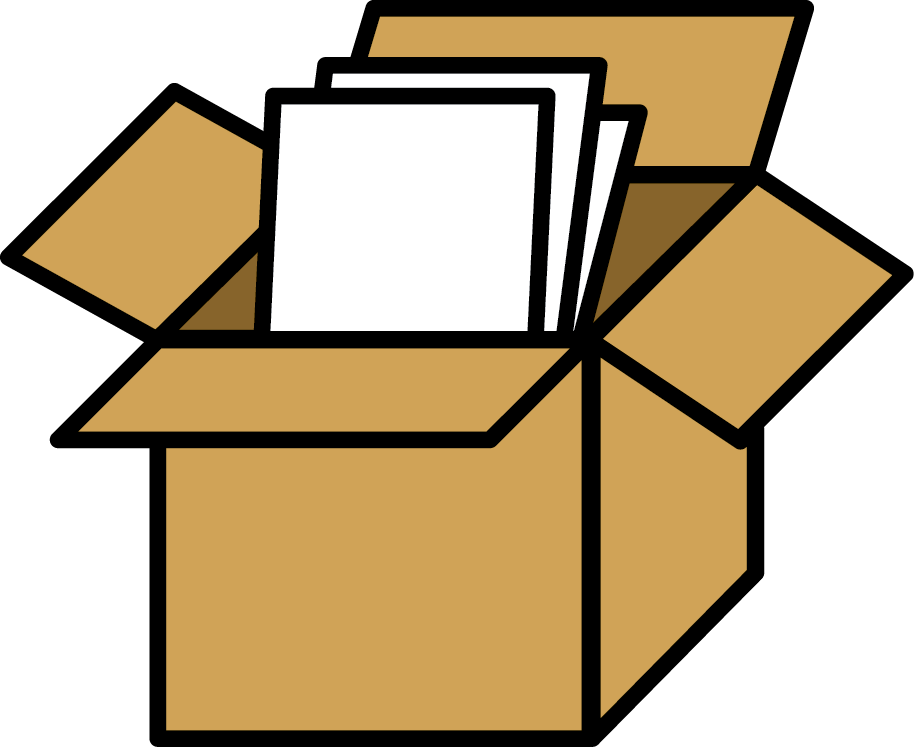 Paper and card icon
