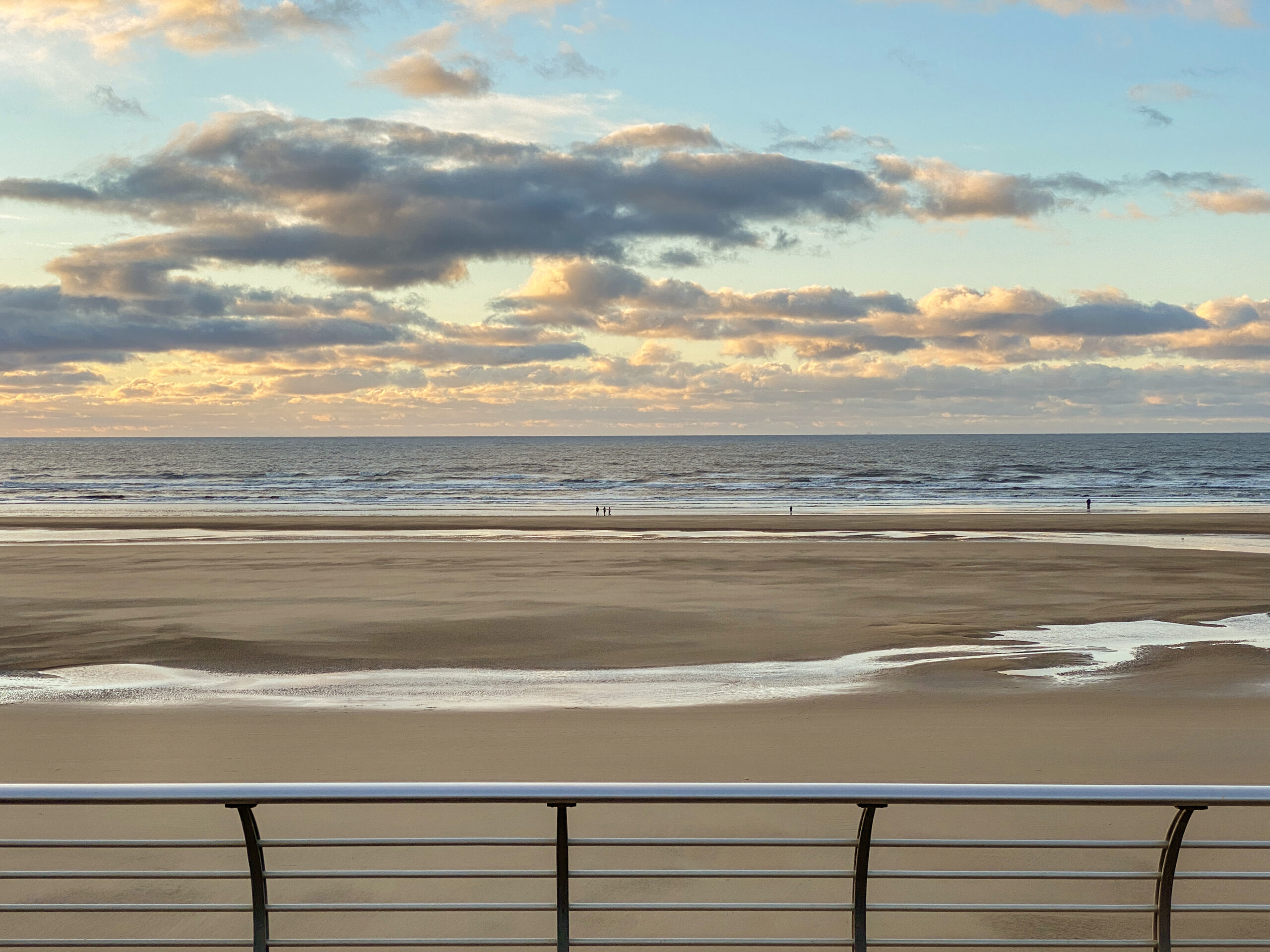 Blackpool Beach - Blackpool is a large seaside resort in the county of Lancashire on the northwest coast of England.